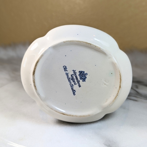 Johnson Brothers Blue Transerware China Old Britain Castles 24oz Pitcher 6 inch - Picture 5 of 9